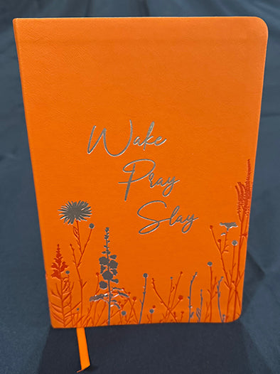 NIV Leathersoft Bible and Quiet Time Journal (Orange)