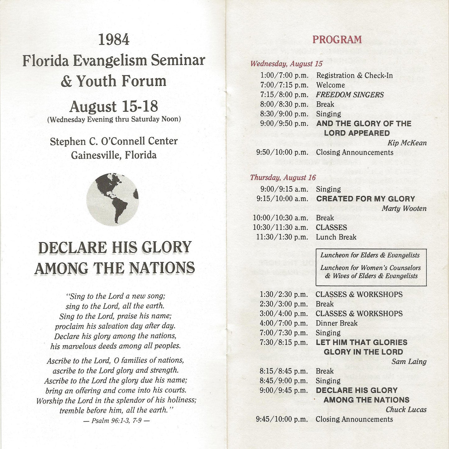 Let Him that Glories, Glory in the Lord - Illumination Publishers