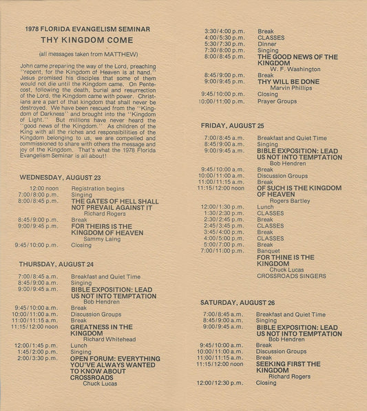 Thy Kingdom Come - Illumination Publishers