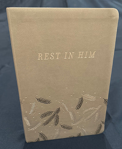 NIV Leathersoft Bible and Quiet Time Journal (Gray)